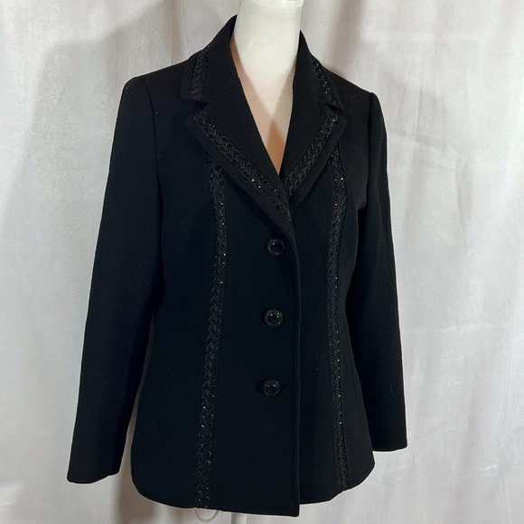 Like new SHIN KANG SIK (Korean Designer) Black Tailored Blazer Size Smal… - Picture 2 of 12